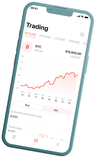 Interface de la plateforme de trading automatisé de cryptomonnaies Frugacelle